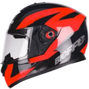 Capacete Bieffe B-12 Flat Preto Vermelho
