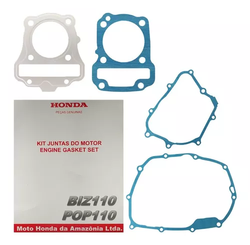 Jogo Junta Motor Pop Biz 110 2016/2022 Original Honda 06113K62305