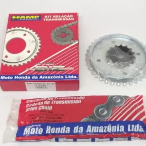 Kit Relação Transmissão Biz 100 Original Honda H0640GCE900
