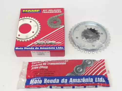 Kit Relação Transmissão Biz 100 Original Honda H0640GCE900