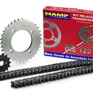 Kit Relação Transmissão Biz 125 Original Honda H0640KSS901