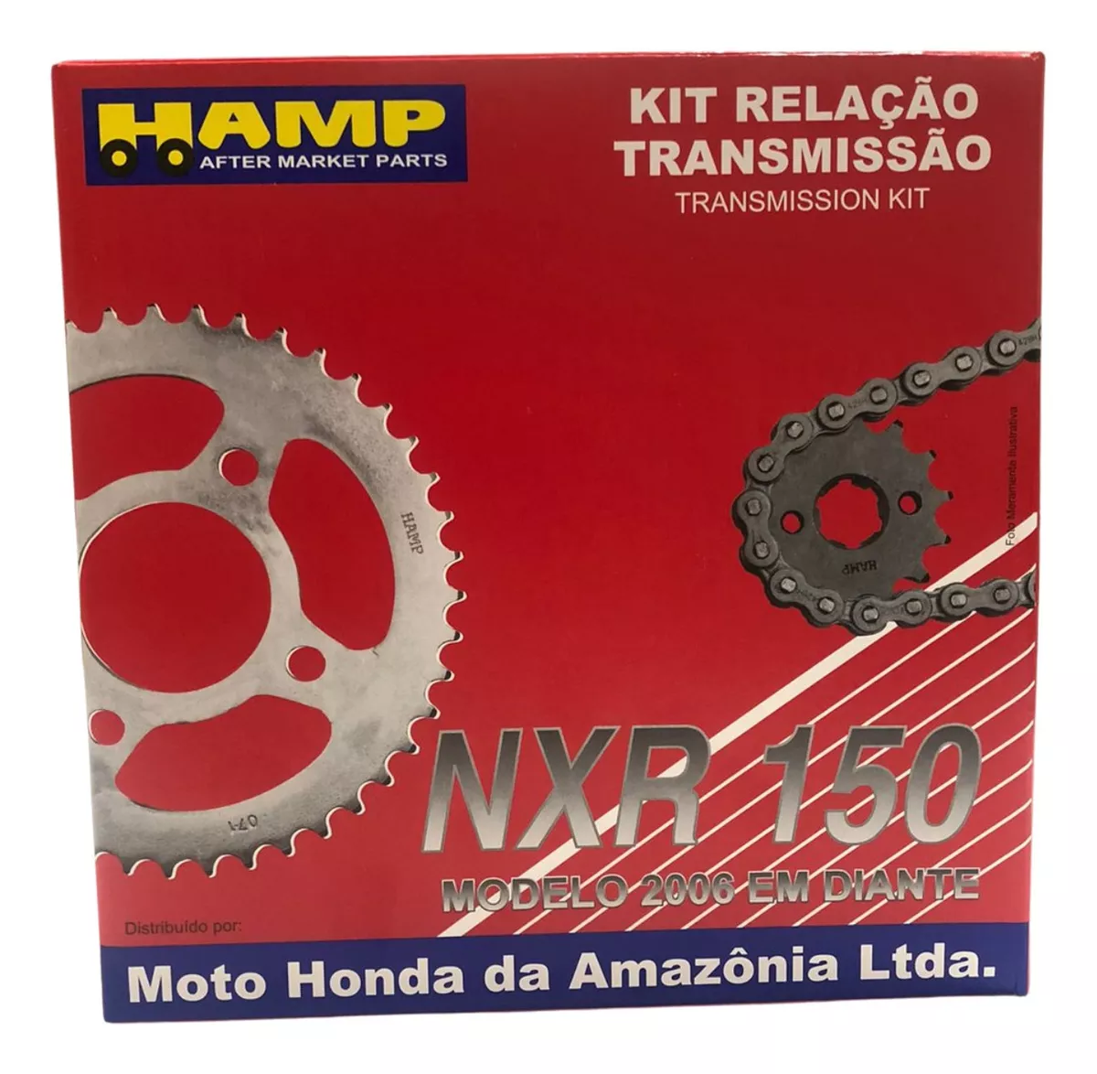 Kit Relação Nxr Bros 150 2006 A 2015 Original Honda Hamp H0640KRE851 - Imagem 3