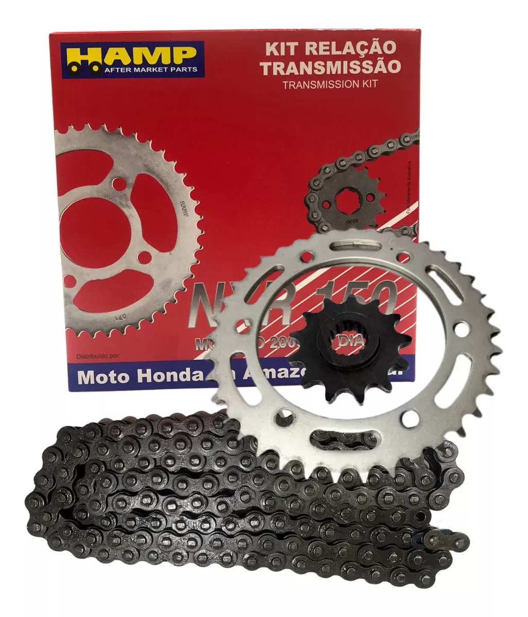 Kit Relação Nxr Bros 150 2006 A 2015 Original Honda Hamp H0640KRE851