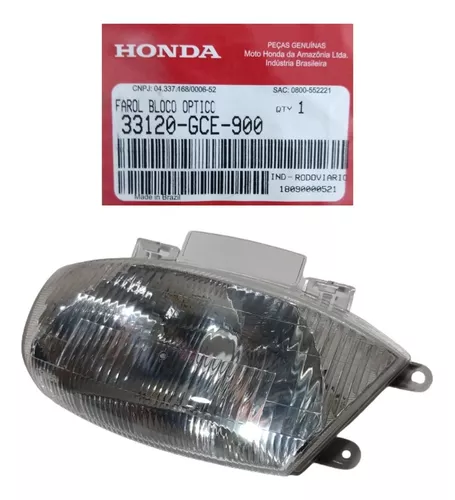 Farol Bloco Optico Biz 100 1999/2005 Original Honda 33120GCE900