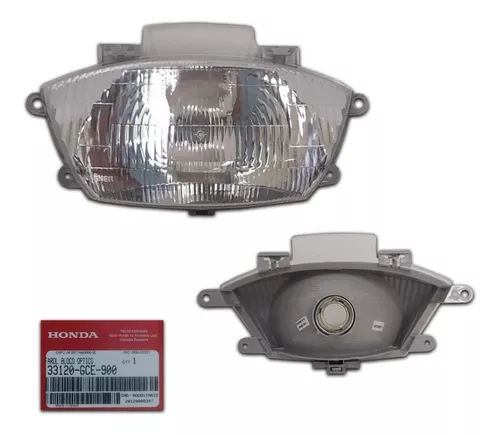 Visor frontal do Farol POP 100 2007/2015 Original Honda 61300GFPB20ZA - Imagem 2