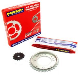 Kit Relação Transmissão Pop 110 2016 2024 Hamp H0640K62B00