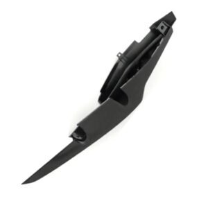 Carenagem Traseira Lateral Direita Preta Fan 160 2016/2022 Original Honda 77215KVSF00ZB