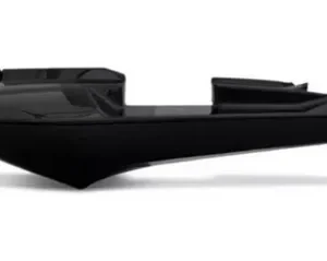 Rabeta Lateral Esquerda Preta Fan 125 2014 Original Honda 77225KWGA00ZC