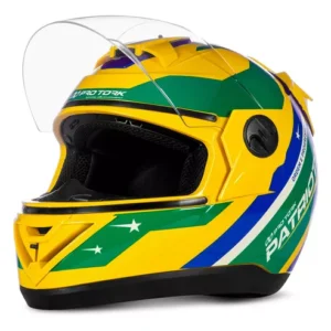 Capacete Pro Tork Patriota Esportivo Com Narigueira Tam 58