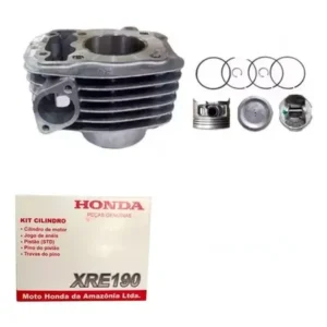 KIT Cilindro do Motor XRE190 Sem Juntas Original Honda 06121K68305