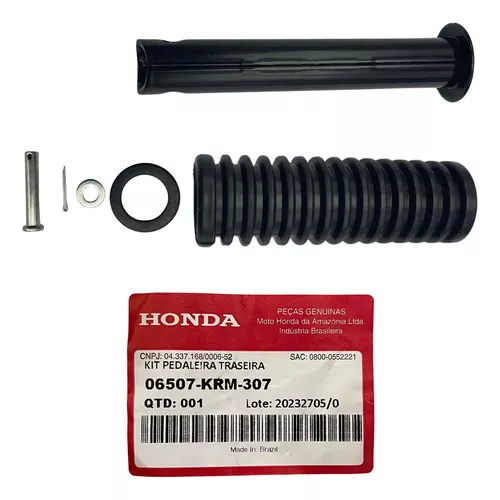 Kit Pedaleira Traseira CG125/150 Biz 125 2011-2018 Original Honda 06507KRM307
